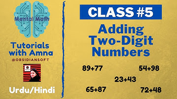 Mental Math - Class #5 | How to Add Two-Digit Numbers | Adding Two Digit Numbers (Urdu/Hindi)