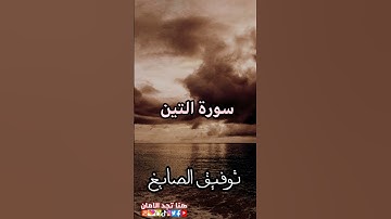سورة التين | توفيق الصايغ