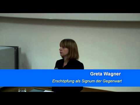 Greta Wagner: "Erschöpfung als Signum der Gegenwart" |  DGAP 2015