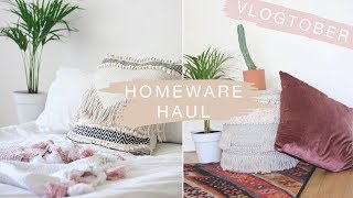 VLOGTOBER DAY THREE 2017   |   MR PRICE HOME DECOR \& PLANT HAUL   |   LeChelle Taylor