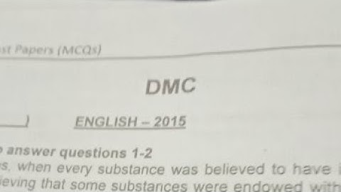 Nts Duhs Paper Solution 2015 English 2014