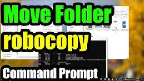 How to use robocopy command in cmd || robocopy command to transfer folders and subfolders