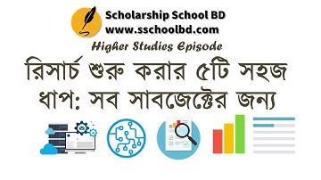রিসার্চ শুরু করার ৫টি সহজ ধাপ: সব সাবজেক্টের জন্য