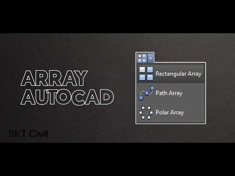 Rectangular Array  in Auto CAD