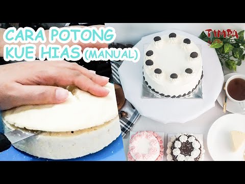 Cara Potong Kue Supaya Rata Sebelum di Hias (potong layer cake)