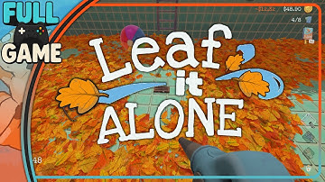 Watch Me Tidy Up The Messiest Yard Ever! 🍂 | Leaf It Alone - Full Game