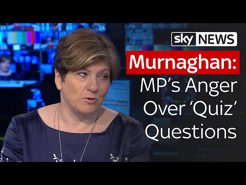 Emily Thornberry With Dermot Murnaghan: MP's Anger At 'Quiz' Questions