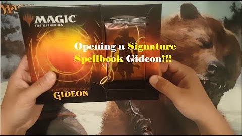 Ep. #7 - MTG Signature Spellbook Gideon Opening!
