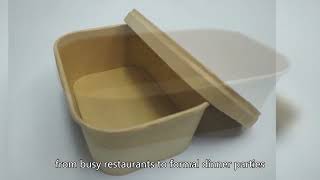 Opakowania Z Wytłoków, Kompostowalne Pojemniki Na Wynos, Sprzedawca Z Chin, Dobrze