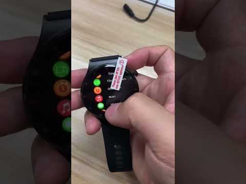 Смарт часы круглые с Bluetooth звонками, 2 ремешка в комплекте, LCD экран 1.28", FunDo Health, видео 1