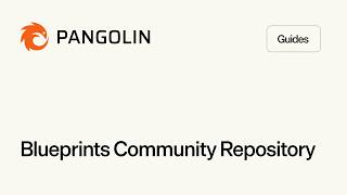 Blueprints Repo: Community library for self-hosted apps tunneled with Pangolin