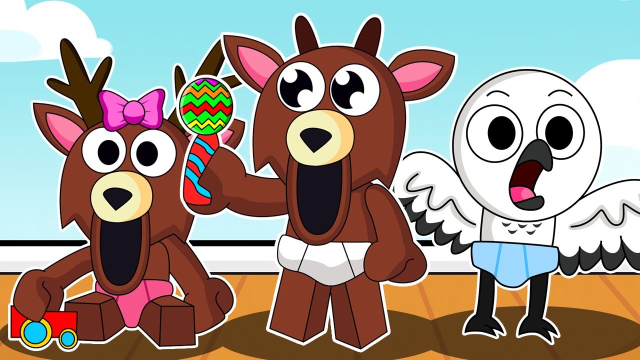 We BECAME A BABY FAMILY on Roblox with 99 Nights in the Forest