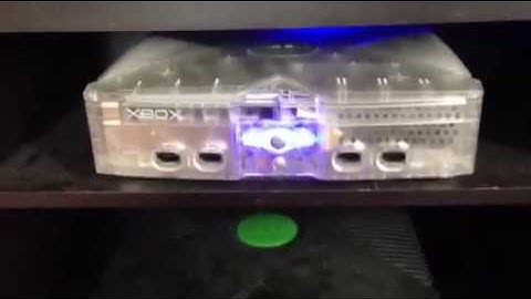 1.4 Ghz + 128 Mb Modded Original Xbox - RGB LED Case Mod With Controller