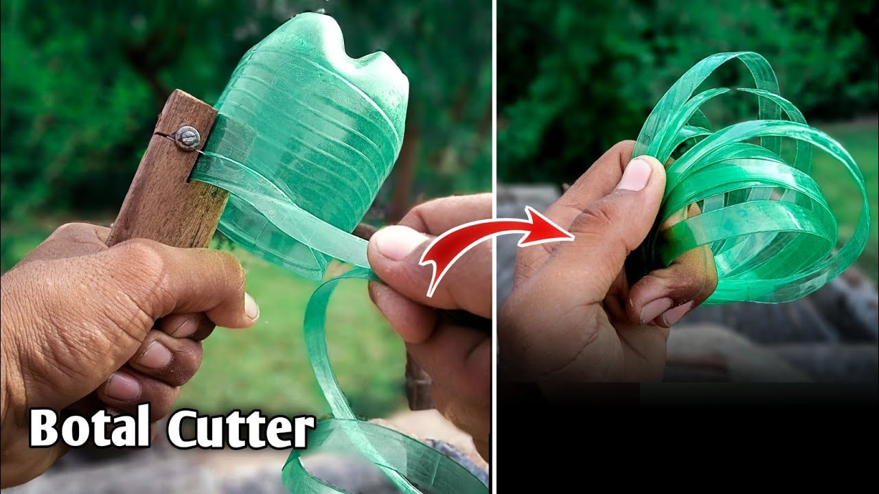 PLASTIC BOTTLE ROPE HACK How To Make Bottle Cutter😲 YouTube