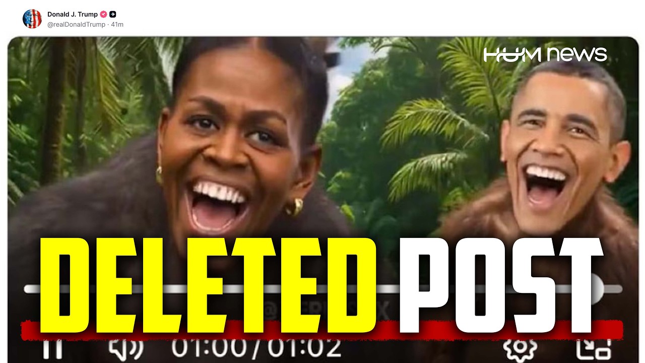 Почему Белый дом удалил видео с Обамой | Видео Трампа и Обамы с обезьяной