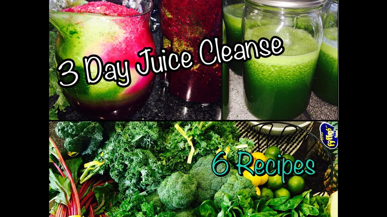 3 Day Juice Cleanse 6 Recipes