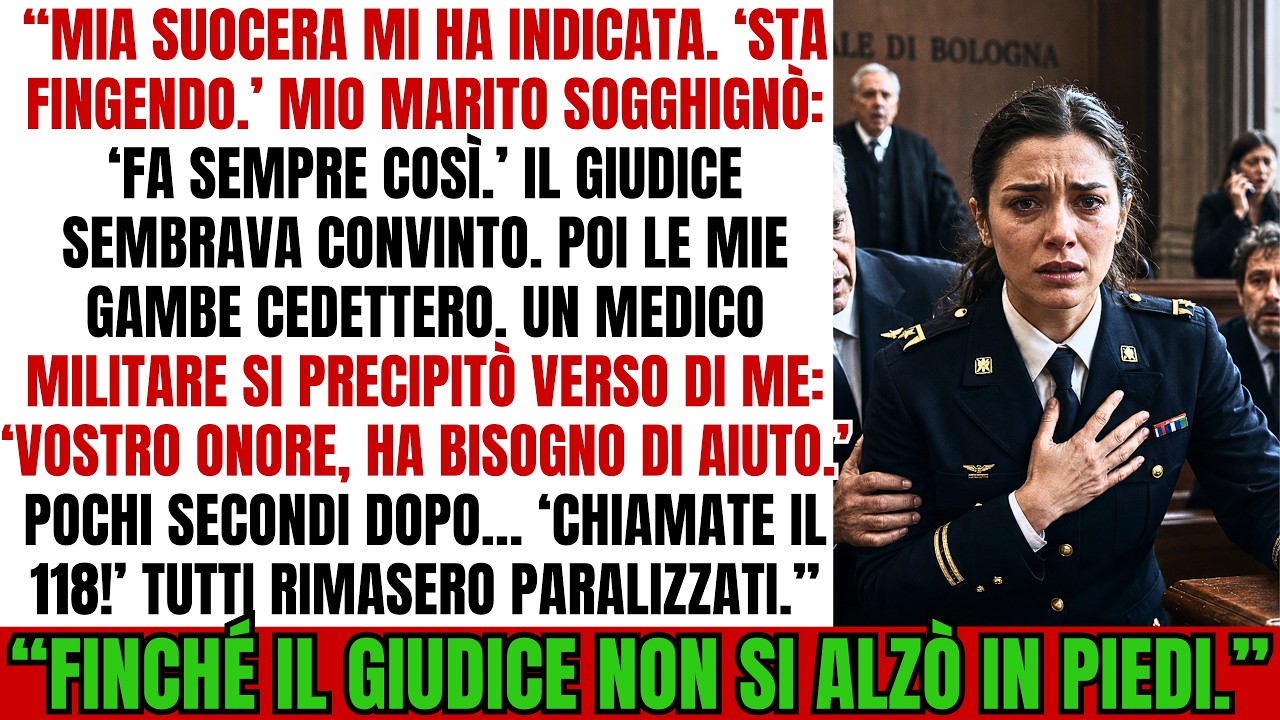 Stavo per svenire in tribunale, e la prima cosa che ho sentito è stata la voce di mia suocera che gridava: «Sta fingendo». Dopo 26 anni nell'esercito, dopo ogni sintomo che avevo riferito e che...