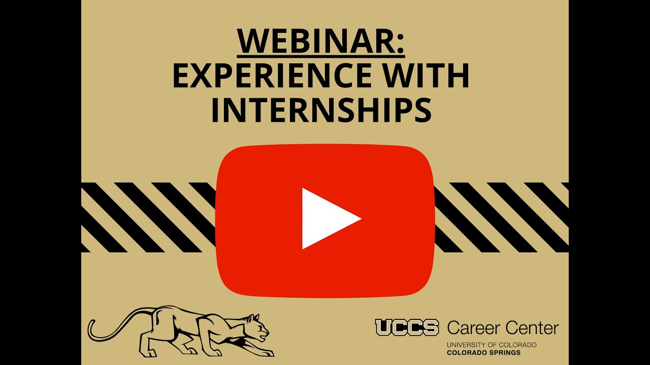 Webinar - Experience with Internships (15 min!) - YouTube