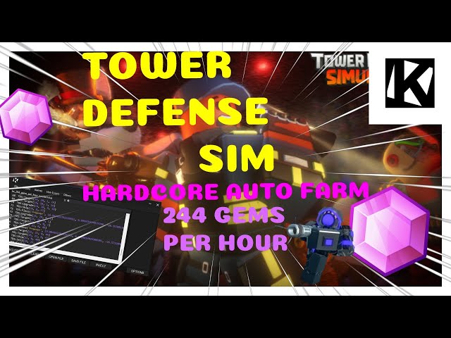 Tower Defense Simulator Autostrat Fully AFK Script Showcase 