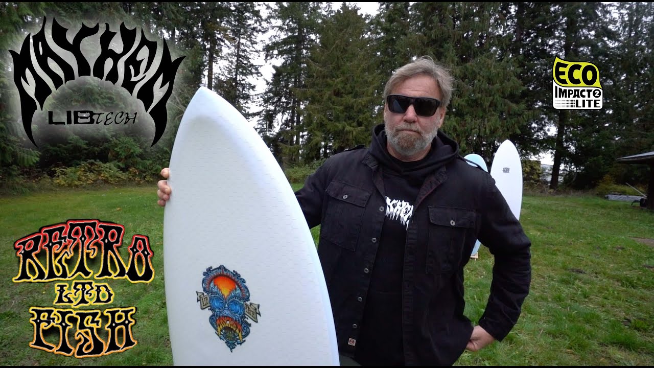 リブテック× RNF RETRO FISH MAYHEM 5,5＋フィン Lib Tech RNF Retro Fish - Lost Surfboards by Mayhem