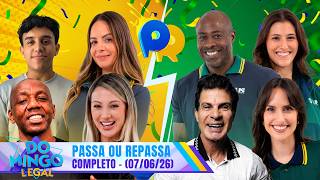 TIME Amaral vs Neguerê | Domingo Legal (07/06/26)