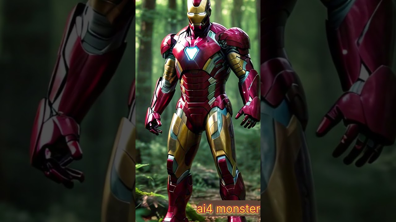 Iron man combine with Godzilla...... | Godzilla | Hybrid | Iron man | monster | shorts |