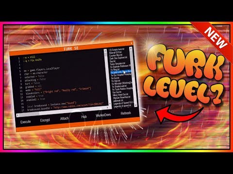 New Roblox Exploit Furk Se Working Unlimited Level 7 Script - working roblox exploit lvl 7 shcr new update lua