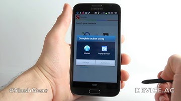 Samsung Galaxy Note II hands-on with pop-up video