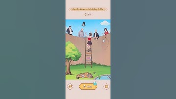 Brain Puzzle:Tricky Quest | Level 81 | Tiger escape | Help the girl escape by building a ladder