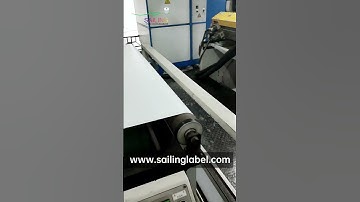 Thermal label material coating/www.sailinglabel.com #machine #factory #automobile #aluminum#industry