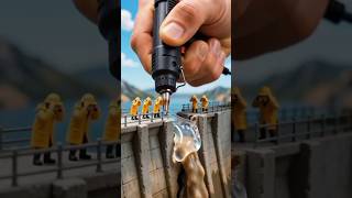 🤯 Tiny Workers Building Mega Projects! You Have to See This 🚧✨#MiniWorld #MiniatureArt #usashorts