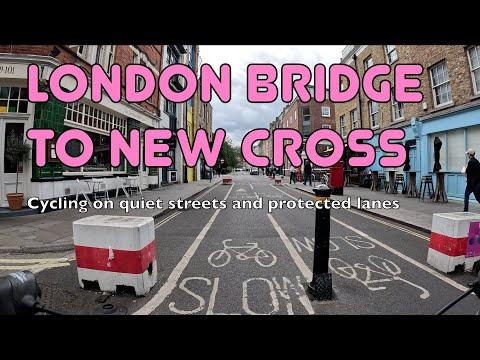 Video: Londons cykelbanor lämnas försummade när snön fortsätter att falla