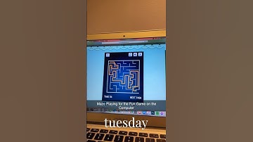 Maze Playing for the Fun Game on the Computer