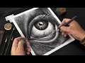 How to draw hyper realistic eye  step by step