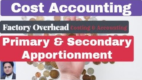 FOH Apportionment | Primary and Secondary Apportionment | Reciprocal Apportionment | Non Reciprocal