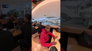 Thembinkosi Lorch Having Breakfast