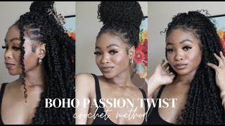 Xpressions Boho Passion Twist | Pre-twisted Crochet Hair | Versatile Crochet Install