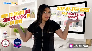 How to Create IDX Squeeze Pages | KV Core Tutorial for Real Estate Agents.