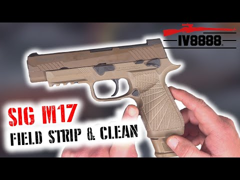Sig M17 Field Strip and Cleaning