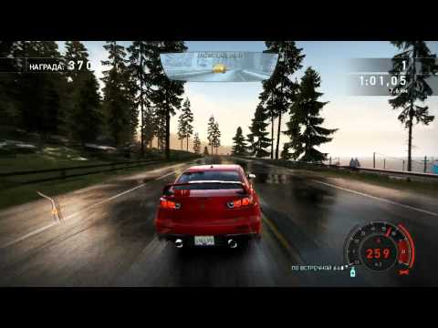Need For Speed Hot Pursuit 2010 PC Gameplay Mitsubishi Lancer Evo X HD 5830 HD 720p