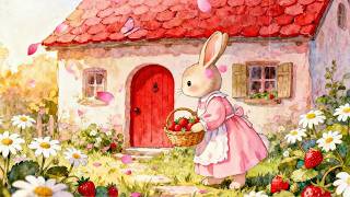 A Sweet Spring Strawberry Day   Cozy Storybook Folk 