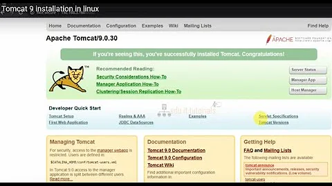 Linux Tutorial | Tomcat9 installation in linux | How to install and Configure Apache Tomcat in Linux