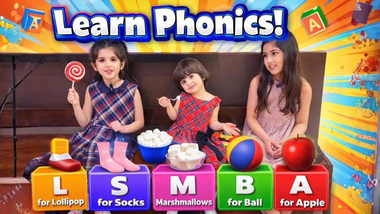 Learn Phonics A–Z 🌈 | Fun Alphabet Sounds for Kids - YouTube