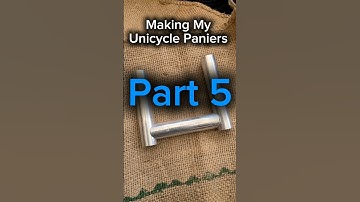 Making My Unicycle Paniers - Part 5 (the handlebars). @MattPangTV. #unicycletouring #unicyclelife