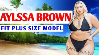 Glamorous Alyssa Brown Curvy Plus Sized Fashion Models - Biography, Wiki, Lifestyle, Net Worth