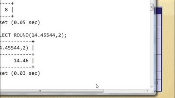 MYSQL: Numeric functions