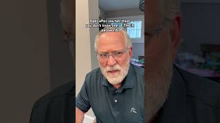 Dads after you tell them you don’t know one of THEIR passwords 😳 #shorts