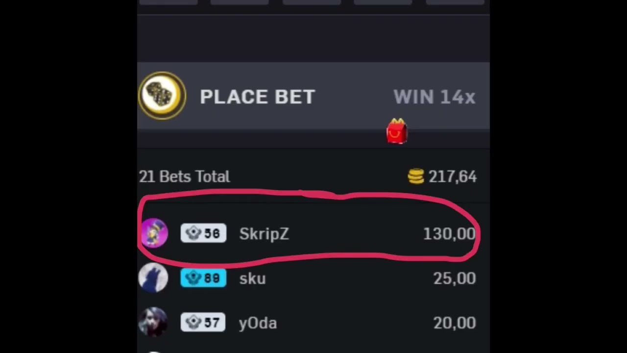 My friend accidentally went all in DICE in CSGOEMPIRE.com HUGE WIN