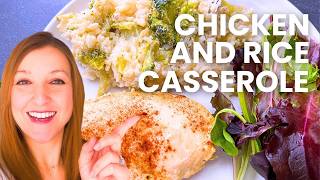 Quick &amp; Easy Chicken and Rice Casserole | Creamy One-Pan Dinner!