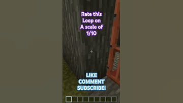 Rate this loop on a scale of 1/10 #minecraft #loop #fyp #shorts